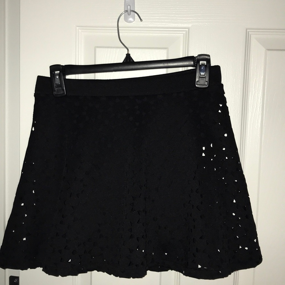 Bethany Mota black skirt